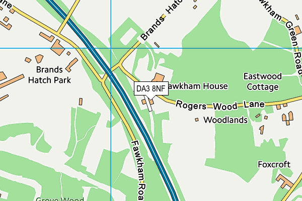 DA3 8NF map - OS VectorMap District (Ordnance Survey) DA3 8NF map - OS VectorMap District (Ordnance Survey)