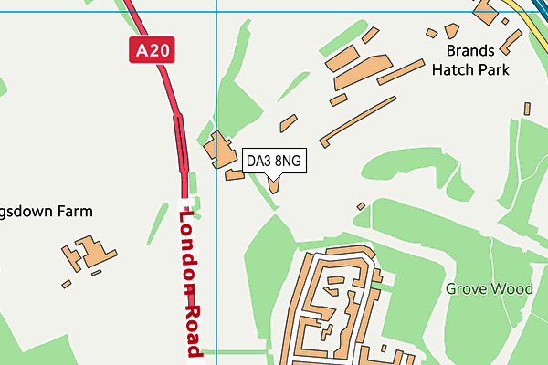 DA3 8NG map - OS VectorMap District (Ordnance Survey) DA3 8NG map - OS VectorMap District (Ordnance Survey)
