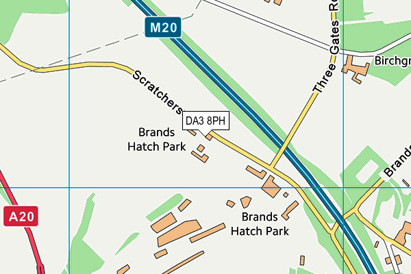 DA3 8PH map - OS VectorMap District (Ordnance Survey) DA3 8PH map - OS VectorMap District (Ordnance Survey)