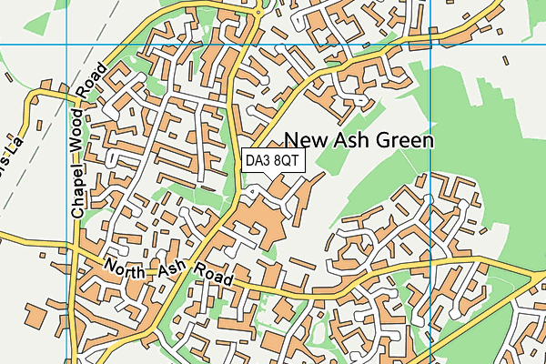 DA3 8QT map - OS VectorMap District (Ordnance Survey) DA3 8QT map - OS VectorMap District (Ordnance Survey)
