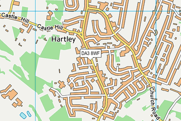 DA3 8WF map - OS VectorMap District (Ordnance Survey) DA3 8WF map - OS VectorMap District (Ordnance Survey)