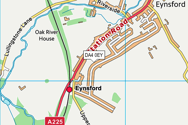 DA4 0EY map - OS VectorMap District (Ordnance Survey) DA4 0EY map - OS VectorMap District (Ordnance Survey)