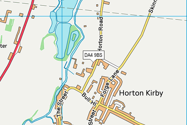 DA4 9BS map - OS VectorMap District (Ordnance Survey) DA4 9BS map - OS VectorMap District (Ordnance Survey)