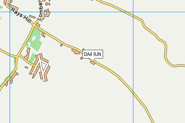 DA4 9JN map - OS VectorMap District (Ordnance Survey) DA4 9JN map - OS VectorMap District (Ordnance Survey)