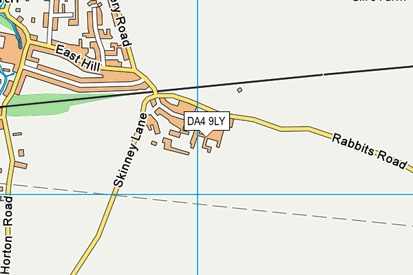 DA4 9LY map - OS VectorMap District (Ordnance Survey) DA4 9LY map - OS VectorMap District (Ordnance Survey)