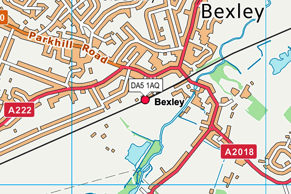 DA5 1AQ map - OS VectorMap District (Ordnance Survey) DA5 1AQ map - OS VectorMap District (Ordnance Survey)