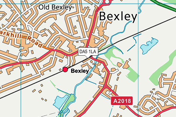 DA5 1LA map - OS VectorMap District (Ordnance Survey) DA5 1LA map - OS VectorMap District (Ordnance Survey)