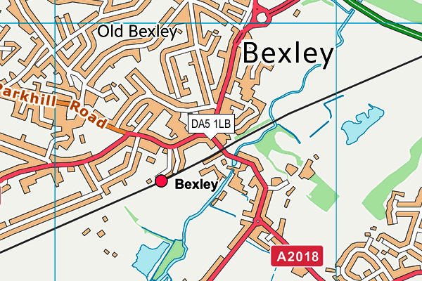 DA5 1LB map - OS VectorMap District (Ordnance Survey) DA5 1LB map - OS VectorMap District (Ordnance Survey)
