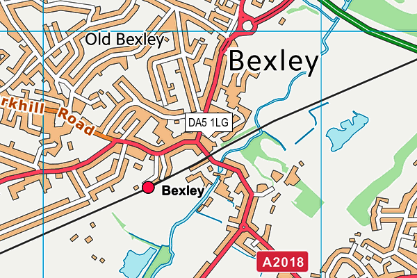 DA5 1LG map - OS VectorMap District (Ordnance Survey) DA5 1LG map - OS VectorMap District (Ordnance Survey)