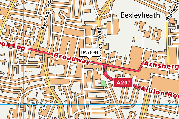 DA6 8BB map - OS VectorMap District (Ordnance Survey) DA6 8BB map - OS VectorMap District (Ordnance Survey)