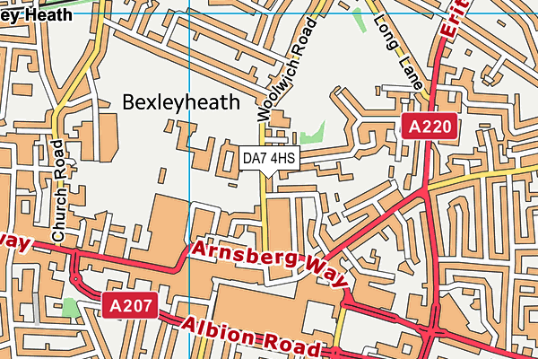 DA7 4HS map - OS VectorMap District (Ordnance Survey) DA7 4HS map - OS VectorMap District (Ordnance Survey)