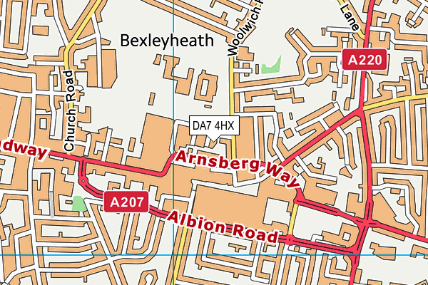 DA7 4HX map - OS VectorMap District (Ordnance Survey) DA7 4HX map - OS VectorMap District (Ordnance Survey)