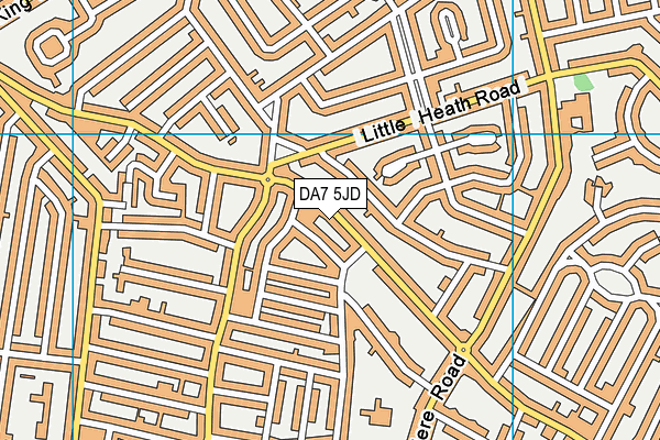 DA7 5JD map - OS VectorMap District (Ordnance Survey) DA7 5JD map - OS VectorMap District (Ordnance Survey)
