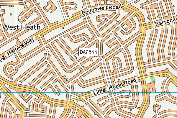 DA7 5NN map - OS VectorMap District (Ordnance Survey) DA7 5NN map - OS VectorMap District (Ordnance Survey)