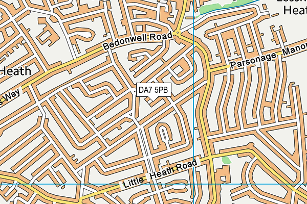 DA7 5PB map - OS VectorMap District (Ordnance Survey) DA7 5PB map - OS VectorMap District (Ordnance Survey)