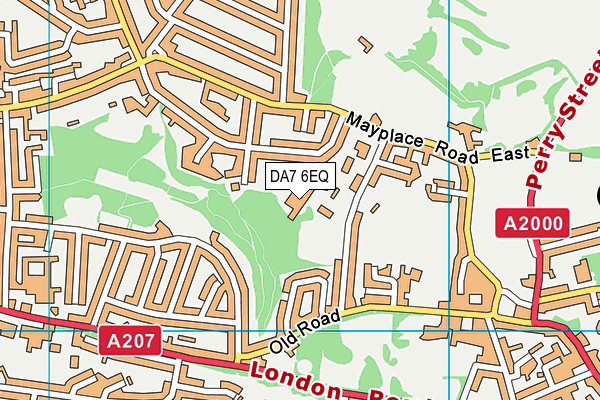 DA7 6EQ map - OS VectorMap District (Ordnance Survey) DA7 6EQ map - OS VectorMap District (Ordnance Survey)