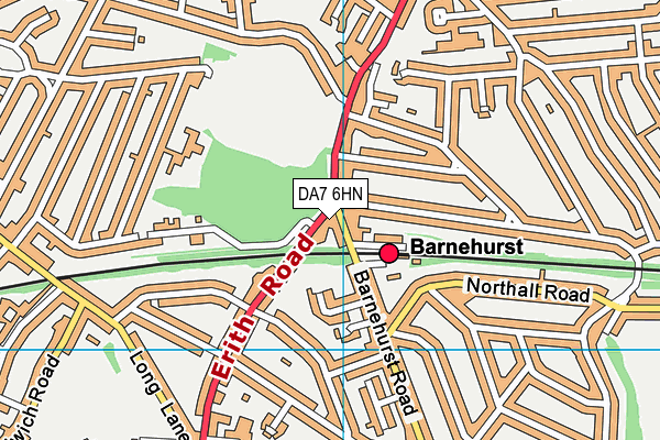 DA7 6HN map - OS VectorMap District (Ordnance Survey) DA7 6HN map - OS VectorMap District (Ordnance Survey)