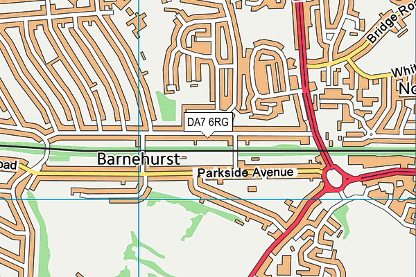 DA7 6RG map - OS VectorMap District (Ordnance Survey) DA7 6RG map - OS VectorMap District (Ordnance Survey)