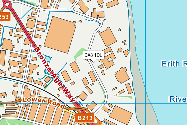 DA8 1DL map - OS VectorMap District (Ordnance Survey) DA8 1DL map - OS VectorMap District (Ordnance Survey)