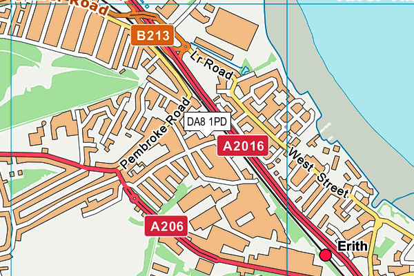 DA8 1PD map - OS VectorMap District (Ordnance Survey) DA8 1PD map - OS VectorMap District (Ordnance Survey)