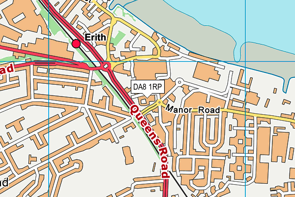 DA8 1RP map - OS VectorMap District (Ordnance Survey) DA8 1RP map - OS VectorMap District (Ordnance Survey)