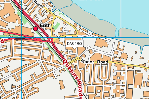 DA8 1RQ map - OS VectorMap District (Ordnance Survey) DA8 1RQ map - OS VectorMap District (Ordnance Survey)