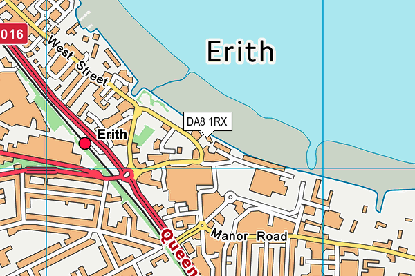 DA8 1RX map - OS VectorMap District (Ordnance Survey) DA8 1RX map - OS VectorMap District (Ordnance Survey)