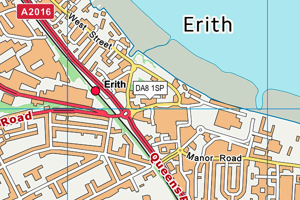 DA8 1SP map - OS VectorMap District (Ordnance Survey) DA8 1SP map - OS VectorMap District (Ordnance Survey)