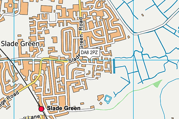DA8 2PZ map - OS VectorMap District (Ordnance Survey) DA8 2PZ map - OS VectorMap District (Ordnance Survey)