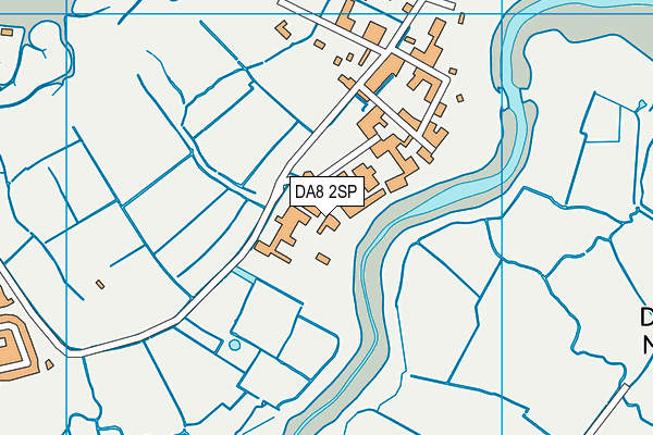 DA8 2SP map - OS VectorMap District (Ordnance Survey) DA8 2SP map - OS VectorMap District (Ordnance Survey)
