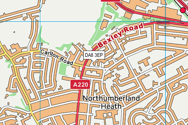 DA8 3EP map - OS VectorMap District (Ordnance Survey) DA8 3EP map - OS VectorMap District (Ordnance Survey)