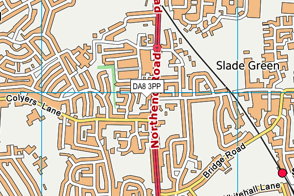 DA8 3PP map - OS VectorMap District (Ordnance Survey) DA8 3PP map - OS VectorMap District (Ordnance Survey)