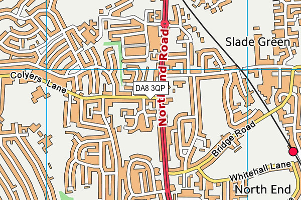 DA8 3QP map - OS VectorMap District (Ordnance Survey) DA8 3QP map - OS VectorMap District (Ordnance Survey)