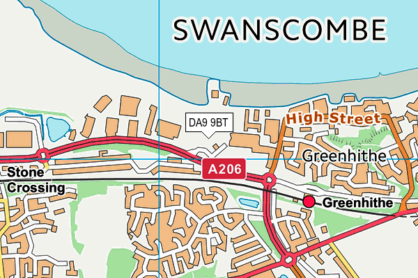 DA9 9BT map - OS VectorMap District (Ordnance Survey) DA9 9BT map - OS VectorMap District (Ordnance Survey)
