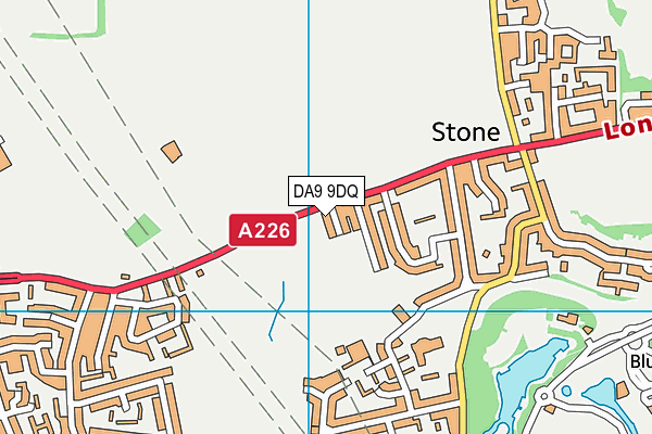 DA9 9DQ map - OS VectorMap District (Ordnance Survey) DA9 9DQ map - OS VectorMap District (Ordnance Survey)