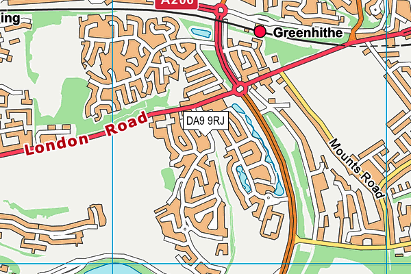 DA9 9RJ map - OS VectorMap District (Ordnance Survey) DA9 9RJ map - OS VectorMap District (Ordnance Survey)