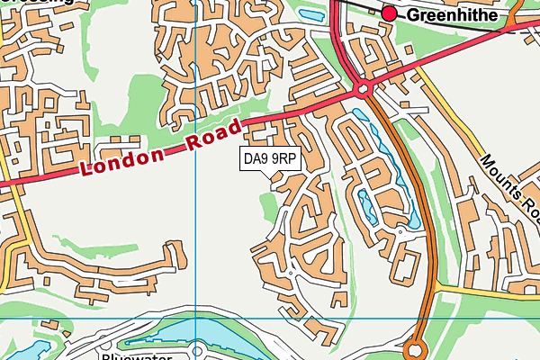 DA9 9RP map - OS VectorMap District (Ordnance Survey) DA9 9RP map - OS VectorMap District (Ordnance Survey)