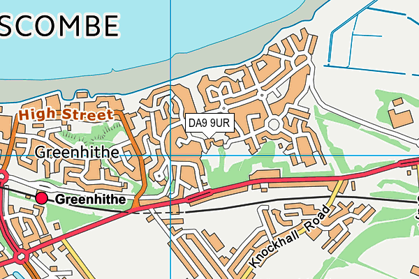 DA9 9UR map - OS VectorMap District (Ordnance Survey) DA9 9UR map - OS VectorMap District (Ordnance Survey)