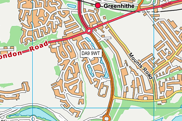 DA9 9WT map - OS VectorMap District (Ordnance Survey) DA9 9WT map - OS VectorMap District (Ordnance Survey)