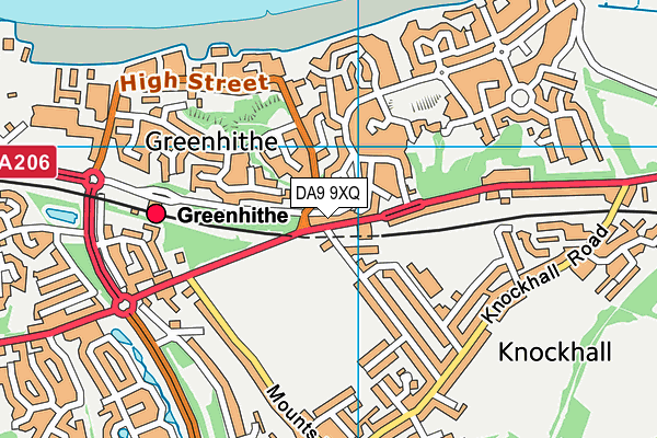 DA9 9XQ map - OS VectorMap District (Ordnance Survey) DA9 9XQ map - OS VectorMap District (Ordnance Survey)