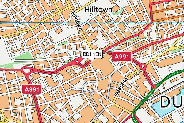DD1 1EN map - OS VectorMap District (Ordnance Survey) DD1 1EN map - OS VectorMap District (Ordnance Survey)