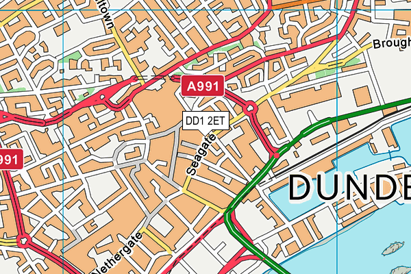DD1 2ET map - OS VectorMap District (Ordnance Survey)
