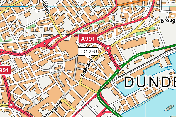 DD1 2EU map - OS VectorMap District (Ordnance Survey) DD1 2EU map - OS VectorMap District (Ordnance Survey)