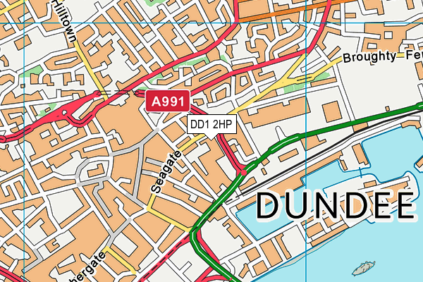DD1 2HP map - OS VectorMap District (Ordnance Survey) DD1 2HP map - OS VectorMap District (Ordnance Survey)