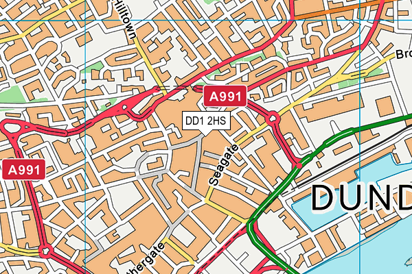 DD1 2HS map - OS VectorMap District (Ordnance Survey) DD1 2HS map - OS VectorMap District (Ordnance Survey)