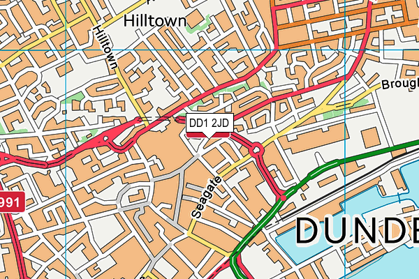 DD1 2JD map - OS VectorMap District (Ordnance Survey) DD1 2JD map - OS VectorMap District (Ordnance Survey)