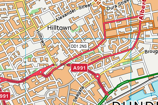 DD1 2NS map - OS VectorMap District (Ordnance Survey) DD1 2NS map - OS VectorMap District (Ordnance Survey)
