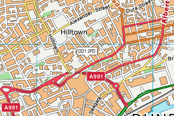 DD1 2PD map - OS VectorMap District (Ordnance Survey) DD1 2PD map - OS VectorMap District (Ordnance Survey)
