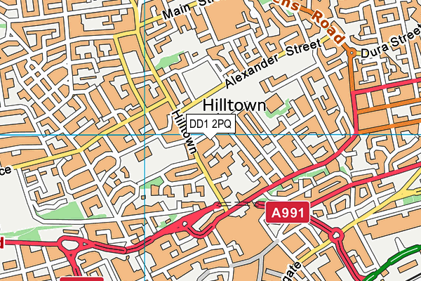 DD1 2PQ map - OS VectorMap District (Ordnance Survey) DD1 2PQ map - OS VectorMap District (Ordnance Survey)