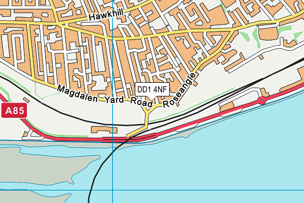DD1 4NF map - OS VectorMap District (Ordnance Survey) DD1 4NF map - OS VectorMap District (Ordnance Survey)